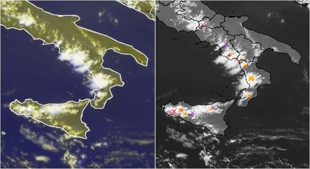 temporali sud italia 10 maggio 2022