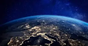 terra europa italia spazio notte