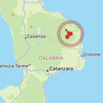 Terremoto in Calabria nella notte: epicentro a Umbriatico | DATI e MAPPE