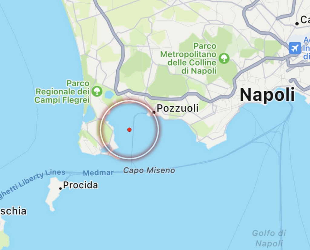 terremoto campi flegrei 20 maggio 2022