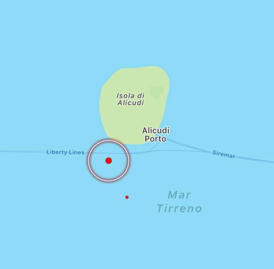terremoto eolie alicudi