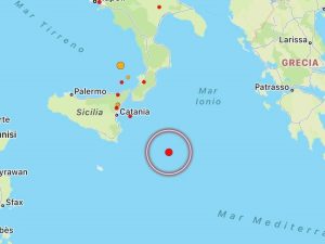 terremoto mar ionio