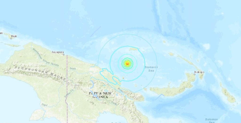 terremoto papua nuova guinea