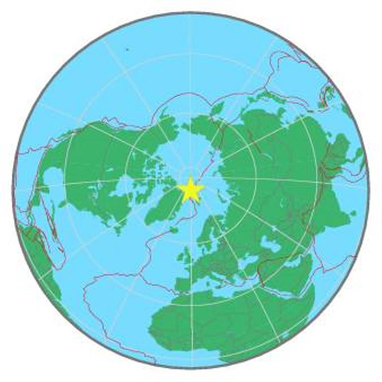 terremoto polo nord