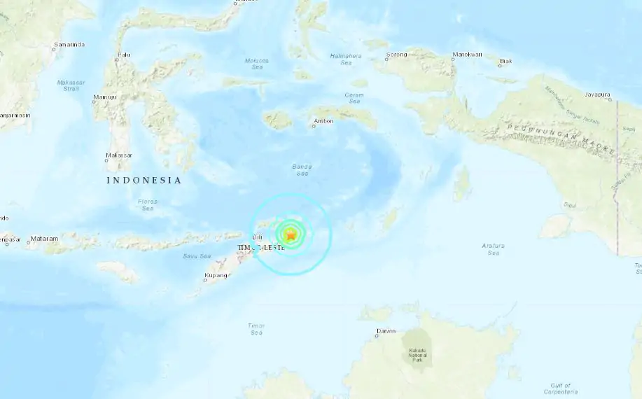 terremoto timor est