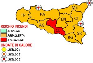 allerta caldo incendi sicilia 1 luglio 2022