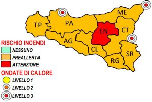 allerta caldo incendi sicilia 30 giugno 2022