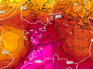 caldo spagna francia 16 giugno 2022
