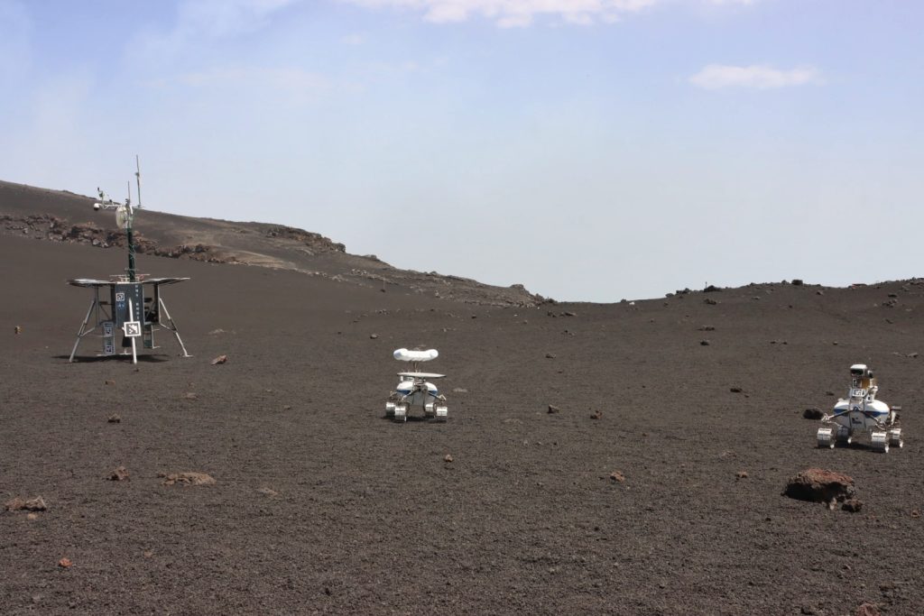 etna lander robot missione arches