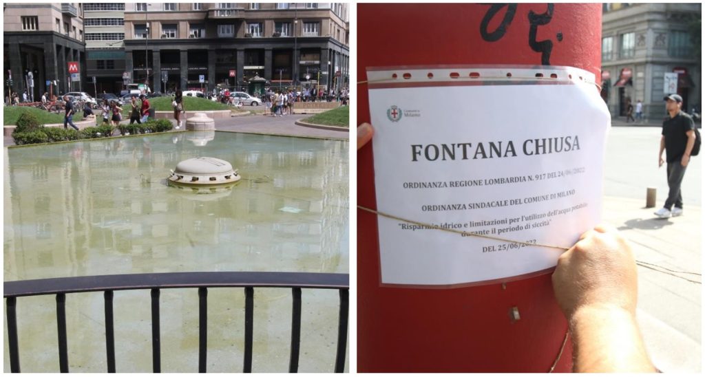 fontane chiuse milano