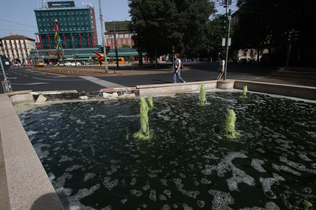 siccità fontane milano
