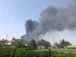 incendio assemini sardegna