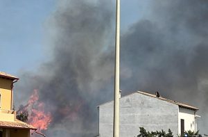 incendio portoscuso sardegna