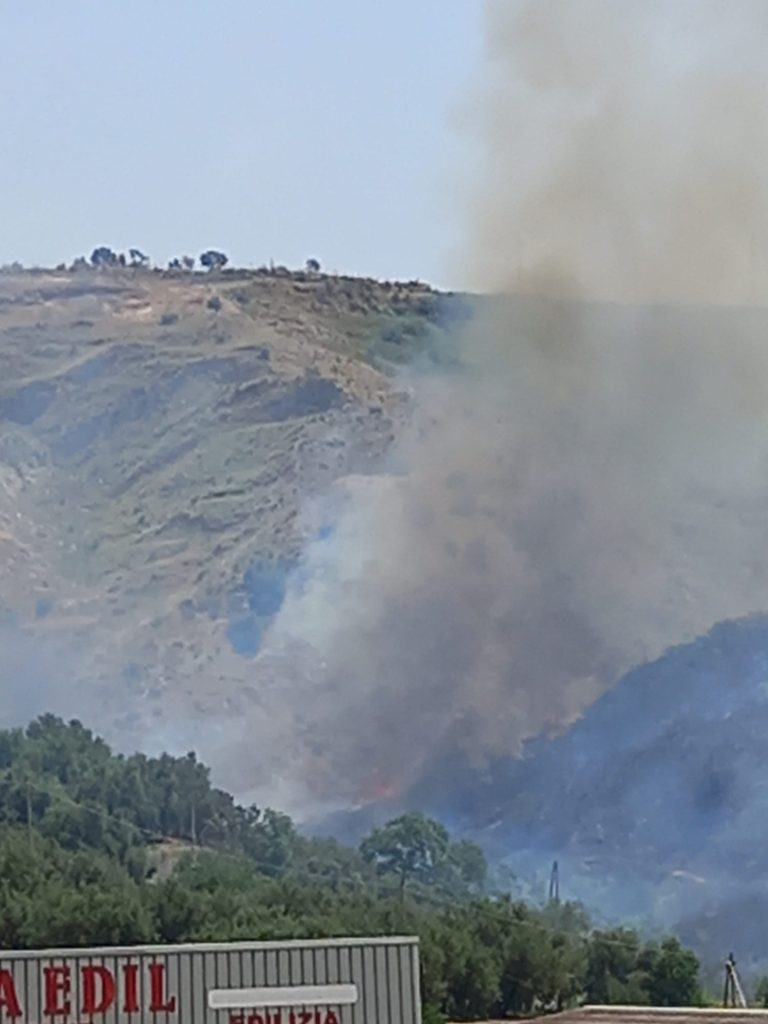 incendio reggio calabria