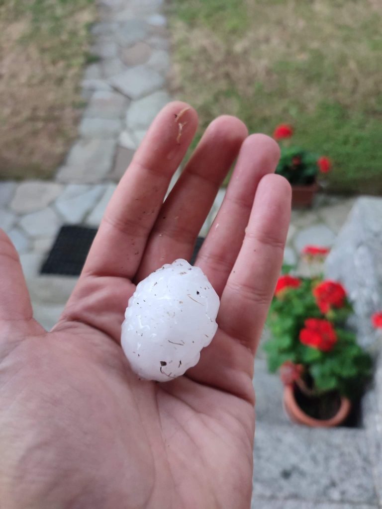 maltempo grandine cuorgné piemonte