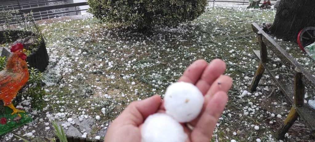 maltempo grandine forno canavese piemonte