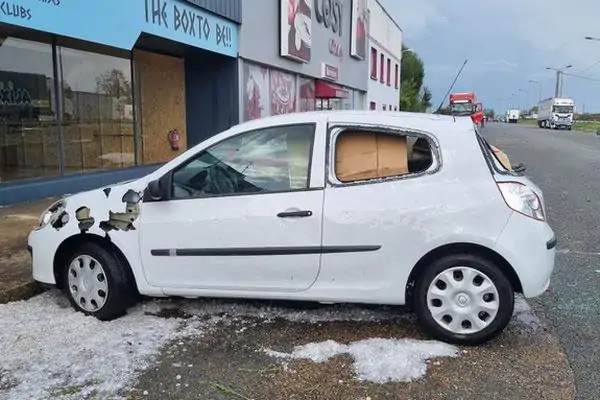 maltempo grandine francia