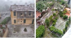 maltempo grandine lazio