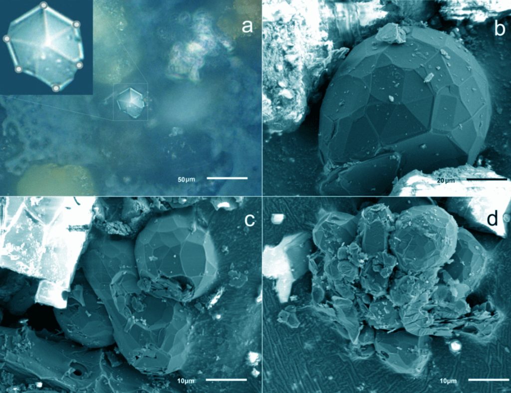 polvere meteoritica Chelyabinsk