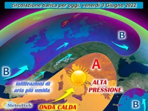 previsioni meteo 3 giugno