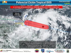 rischio ciclone tropicale venezuela