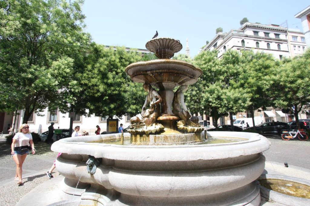 siccità fontane milano