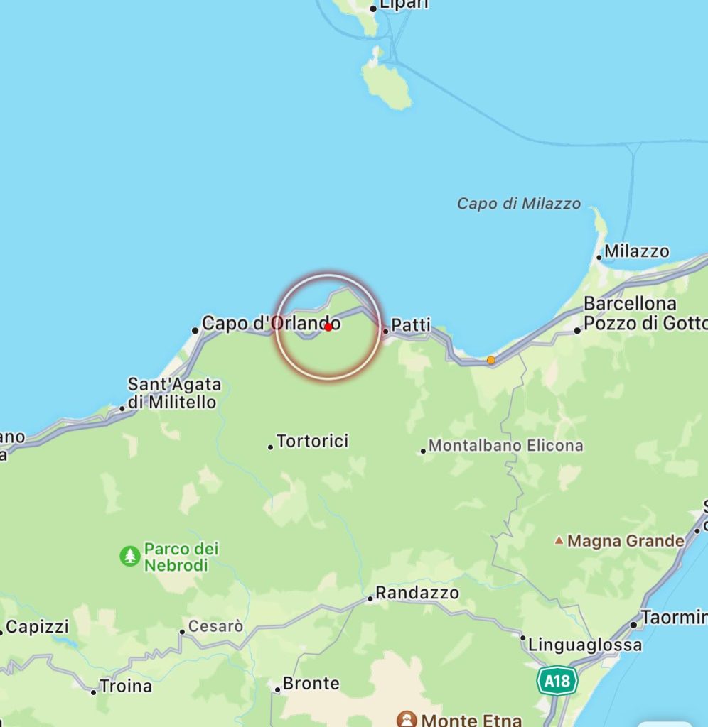 terremoto sicilia oggi