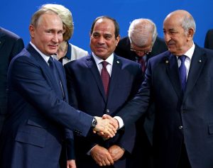 vladimir putin e Abdelmadjid Tebboune