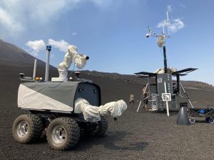 Interact rover lunar lander