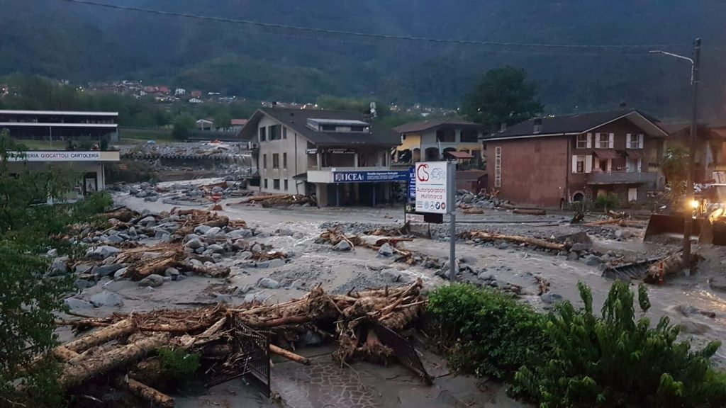L'esondazione del torrente Re ha travolto il paese di Niardo