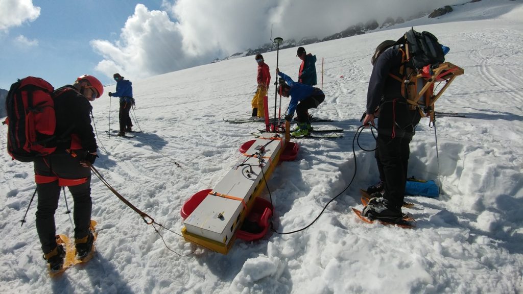 Rilievi georadar in Marmolada 2