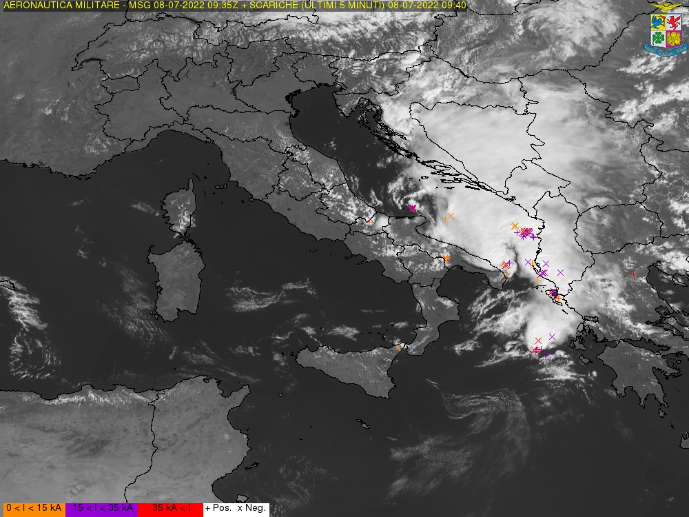 allerta meteo 8 luglio 2022