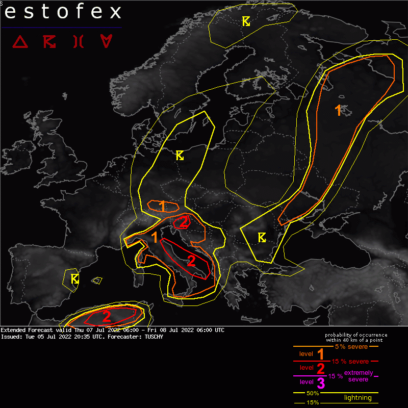 allerta meteo estofex 7 8 luglio
