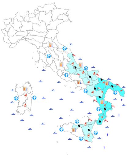 bollettino protezione civile 8 luglio