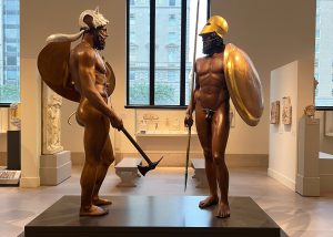 bronzi di riace metropolitan museum new york