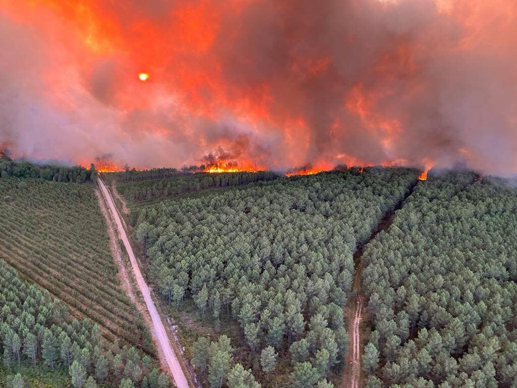 incendio gironda francia