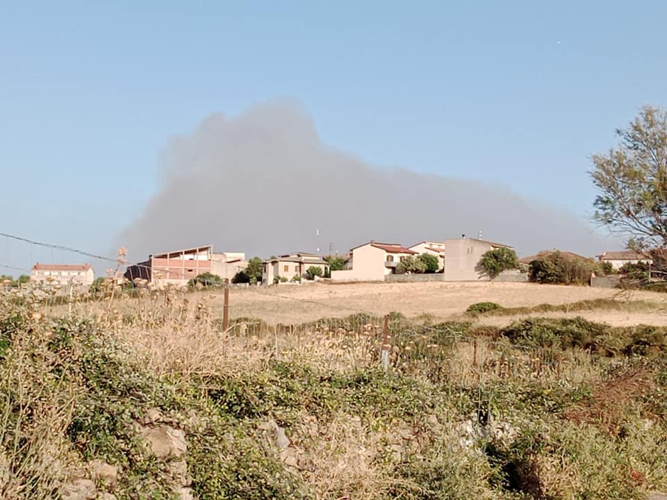 incendio mandas sardegna