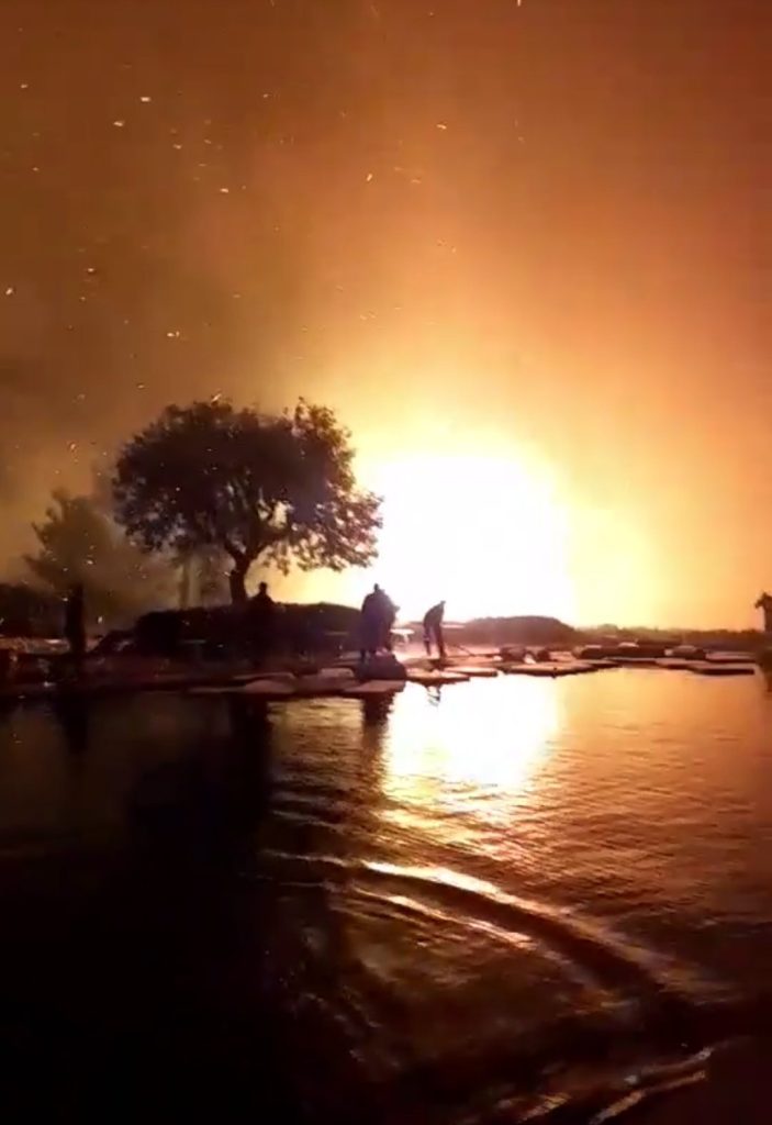 incendio resort amanzoe grecia