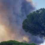 Incendio a Roma, inferno di fuoco a Centocelle: enorme nube tossica tra le case, “boati fortissimi” | FOTO e VIDEO