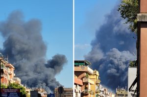 incendio roma