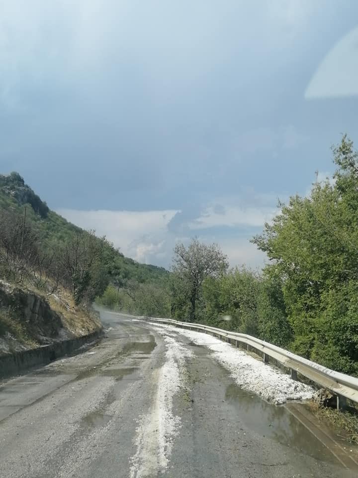 maltempo grandine longano molise