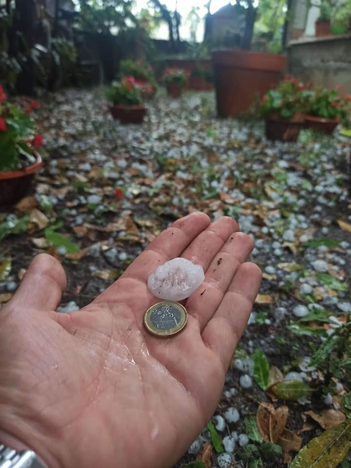 maltempo grandine vasanello lazio