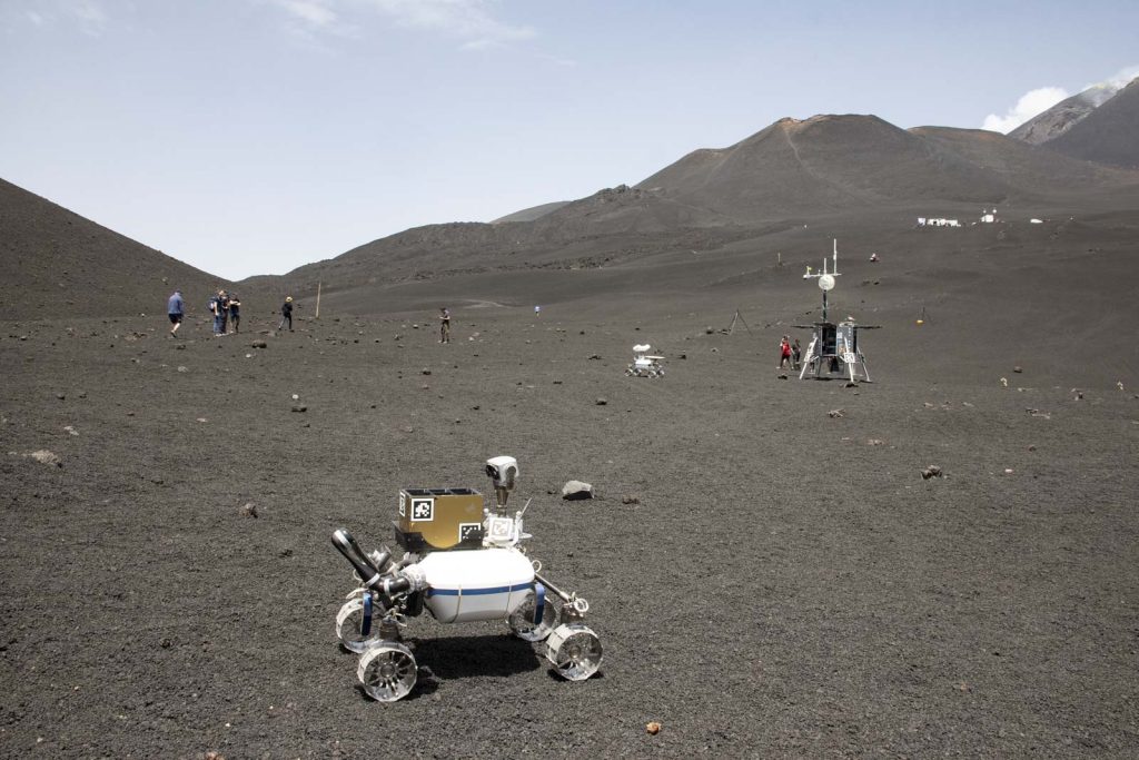 Missione Arches Etna rover lander