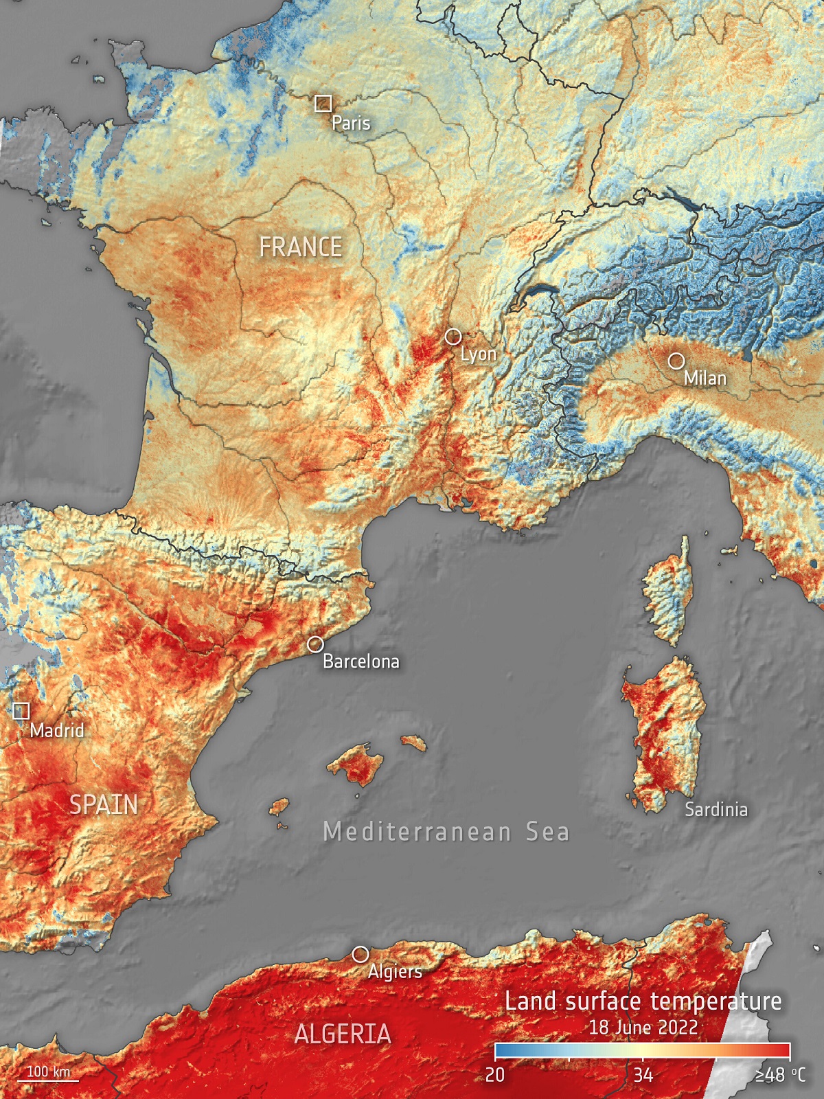 ondata di caldo europa