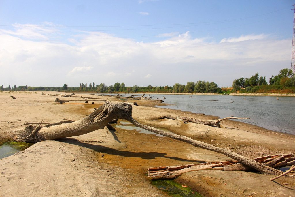 siccità fiume po