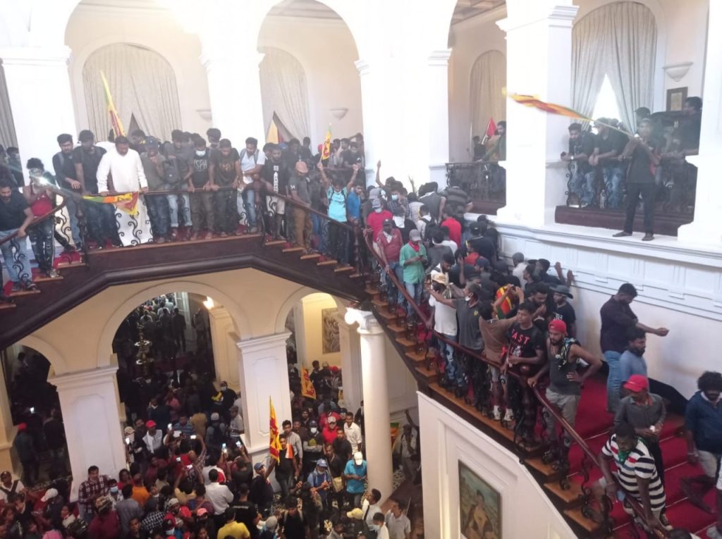 sri lanka assalto presidente