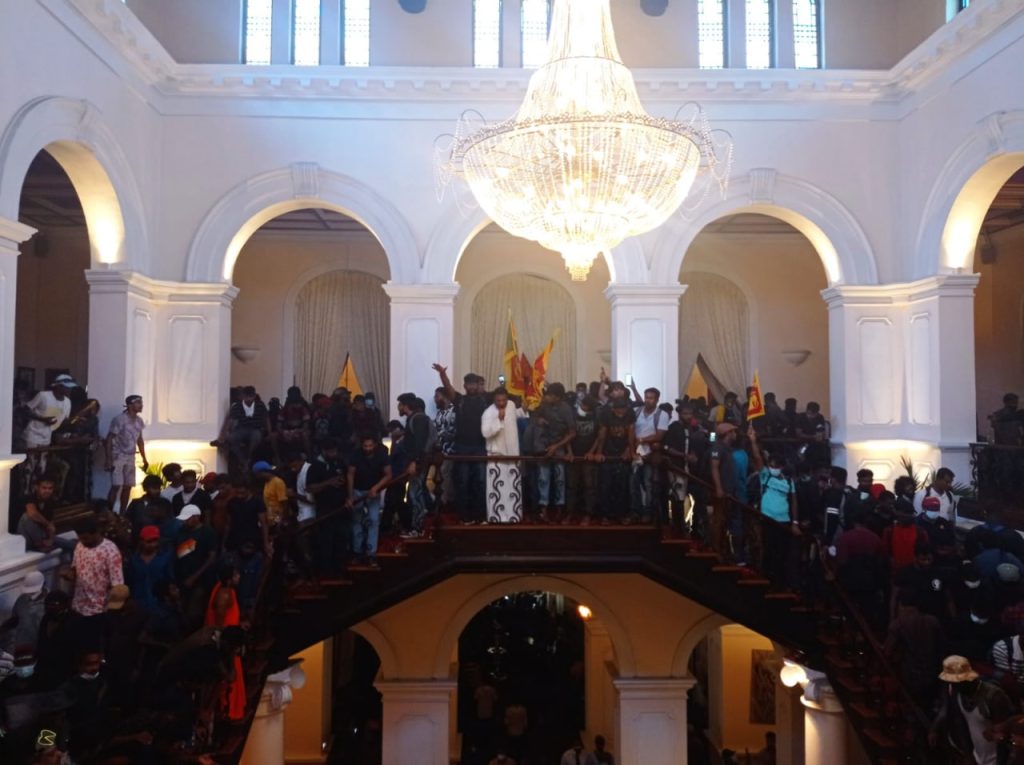 sri lanka assalto presidente