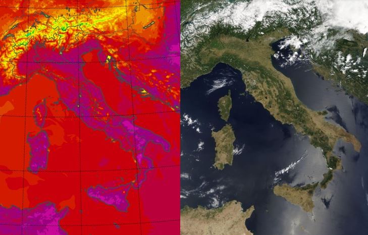 temperature massime 5 luglio 2022