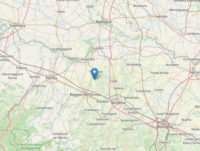 terremoto reggio emilia modena bologna parma 1