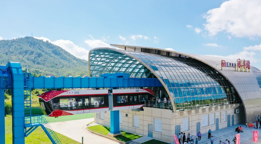 cina treno lievitazione magnetica